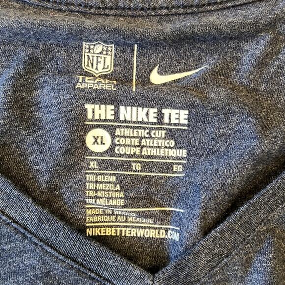 Nike Seattle Seahawks Women's Long Sleeve V-Neck T-shirt Size XL - Picture 6 of 9